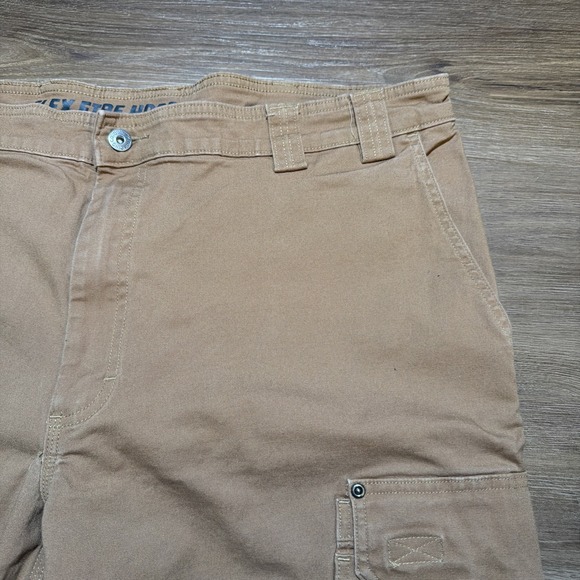 Duluth Trading Co DuluthFlex Fire Hose Ultimate Shorts 44x11 Brown Canvas - Picture 4 of 9